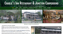 Desktop Screenshot of charlies-inn.com